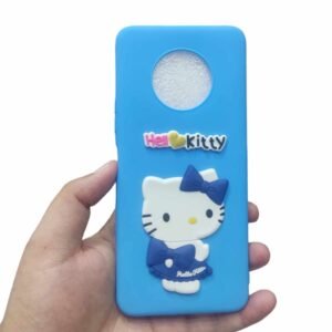 Infinix Note 7 Back Cover - Infinix Note 7, Sky Blue Kitty