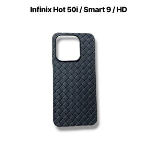 Infinix Hot 50i / Smart 9 / Smart 9 HD Woven Matte Case - Hot 50i /Smart 9 9HD, Black Woven