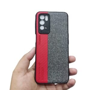 OPPO A16 Puffer Case - OPPO A16, Red Leather