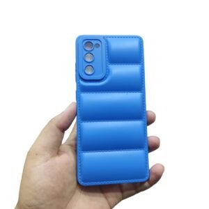 Samsung Galaxy S20 FE S-Case Clear Shockproof Case - Samsung Galaxy S20 FE, Blue Down