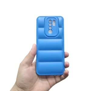 Redmi 9 Puffer Case - Redmi 9, Blue Puffer