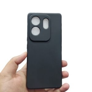 Infinix Zero 30 4G Puffer Matte Case V2 - Infinix Zero 30 4G, Black Clothe