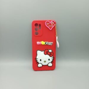 OPPO Reno 6 ( 4G ) Back Cover Mickey an Back Cover - OPPO Reno 6 ( 4G ), Red Kitty