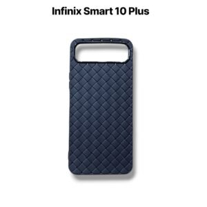 Infinix Smart 10 Plus Leather Woven Case - Infini Smart 10 Plus, Black Woven