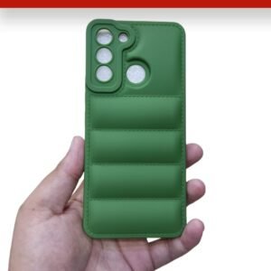 Tecno POP 5 LTE ( POP 5 lite ) Soft Matt Matte Case - Tecno POP 5 LTE, Green Puffer