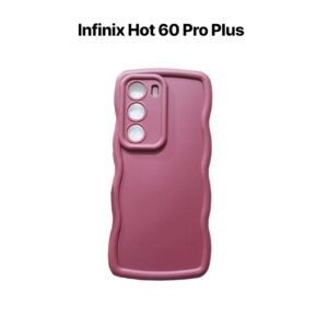 Infinix Hot 60 Pro Plus 4G Silicone Matte Case - Hot 60 Pro Plus +, Maroon Wavy