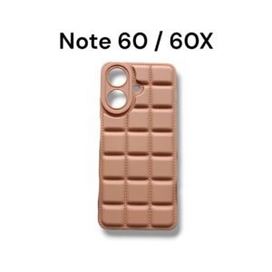 Realme Note 60 Silicone Matte Case - Realme Note 60, Brown Choco