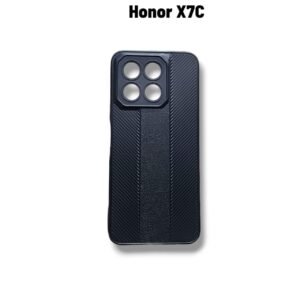 Honor X7C Leather Case - Honor X7C, Black
