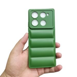 Infinix Note 40 Pro 4G Puffer Matte Case - Infinix Note 40 Pro 4G, Green Puffer