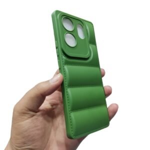 Infinix Zero 30 4G Puffer Matte Case V2 - Infinix Zero 30 4G, Green Puffer