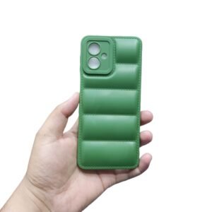 Motrola Moto G54 5G Back Cover Soft Puff Puffer Case - Motrola Moto G54 5G, Green