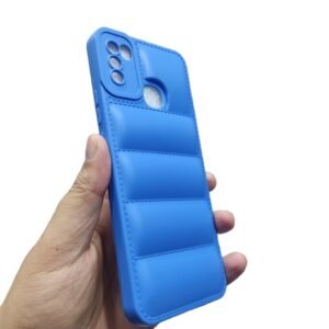 Itel A60 / A60s Puffer Case - Itel A60 / Itel A60s, Blue
