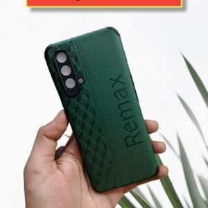 One Plus Nord CE Lavish Soft Fabric Doub Leather Fabric Case - Green