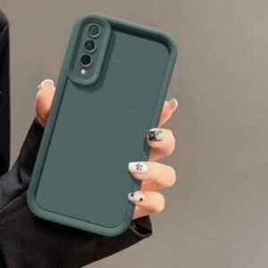 Huawei Y9s Puffer Case - Huawei Y9s, Green Solid