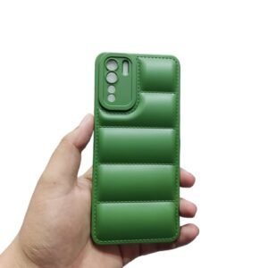 OPPO F15 Puffer Case - OPPO F15, Green Down