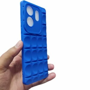 Infinix Zero 30 4G Puffer Matte Case V2 - Infinix Zero 30 4G, Blue Down