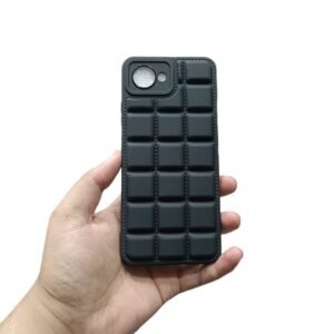 Realme C30 Puffer Case - Realme C30, Black Box