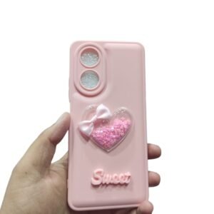 OPPO A58 Glitter Case - OPPO A58, Pink