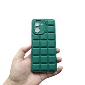 Realme C33 Puffer Case - Realme C33, Green Box