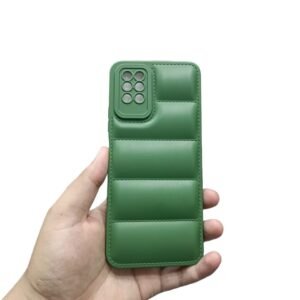 Infinix Note 8i ( Note 8i ) Back Cover S Puffer Case - Infinix Note 8i, Green Puffer