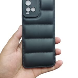 Vivo_ Y33S Y21 2021 Y21S Y21T Y21A Y33T Puffer Case - Y33S / Y21 2021 / Y21S / Y21T / Y21A / Y33T, Black Down