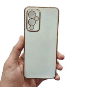 One Plus 9 (1+9) Soft Puffer Back Cover Puffer Case - One Plus 9, White Crome