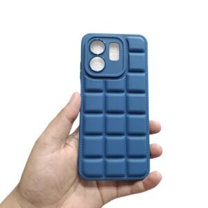 Infinix Hot 50i / Smart 9 / Smart 9 HD Woven Matte Case - Hot 50i /Smart 9 9HD, Blue Box