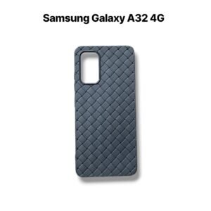 Samsung Galaxy A32 4G Woven Matte Case - Samsung A32 4G, Black