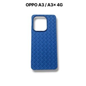 OPPO A3X / A3 Puffer Case - OPPO A3X / A3, Blue Woven