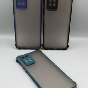 Infinix Note 10 Pro Silicone Matte Case - Infinix Note 10 Pro, Blue