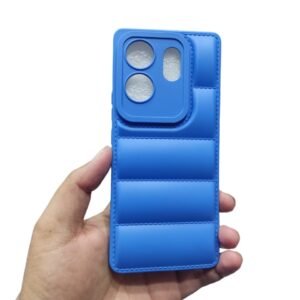 Infinix Zero 30 4G Puffer Matte Case V2 - Infinix Zero 30 4G, Blue Puffer