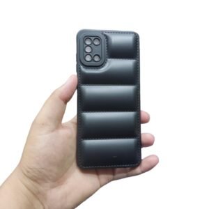 Samsung Galaxy A31 Puffer Case - Samsung Galaxy A31, Black Down
