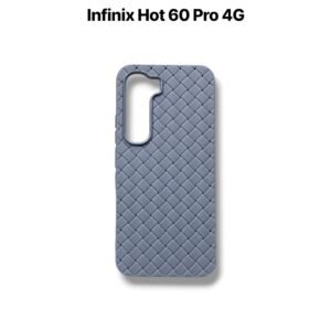 Infinix Hot 60 Pro 4G Leather Case - Infinix Hot 60 Pro, Grey Woven