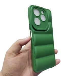 Infinix Hot 40 / Hot 40 Pro Puffer Matte Case - Infinix Hot 40 / Hot 40 Pro, Green