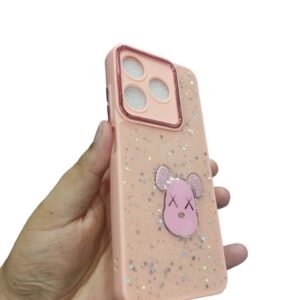 Tecno Spark 10 / Spark 10C Shiny Glitter Case - Tecno Spark 10 / Spark 10C, Pink