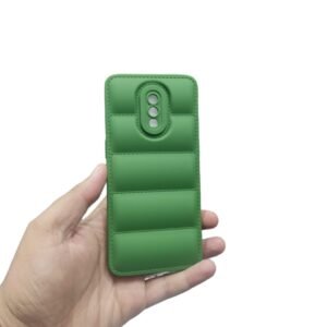 One Plus 6T / One Plus 7 ( 1+ 6T ) ( 1+ Puffer Matte Case - 1+6T / 1+7, Green Puffer