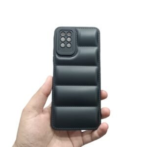 Infinix Note 8i ( Note 8i ) Back Cover S Puffer Case - Infinix Note 8i, Black Puffer