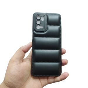 OPPO A16 Puffer Case - OPPO A16, Black Down