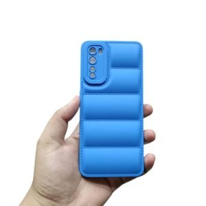 One Plus Nord / Nord 5G Back Cover Soft Puffer Case - One Plus Nord, Blue