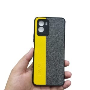 Vivo Y15s / Y01 Puffer Case - Vivo_ Y15s / Y01, Yellow Leather