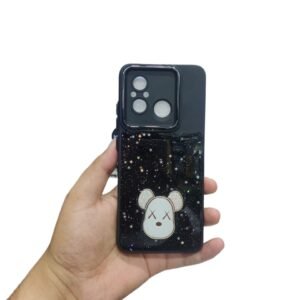 Redmi 12C Shiny Glitter Case - Redmi 12C, Black