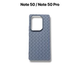 Infinix Not 50 4G / Note 50 Pro 4G Leather Woven Case - Not 50 / Note 50 Pro, Grey Woven