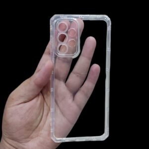 Samsung Galaxy A23 4G Air Baig Four Side Diamond Cut Clear Shockproof Case - Samsung A23, Diamond TPU