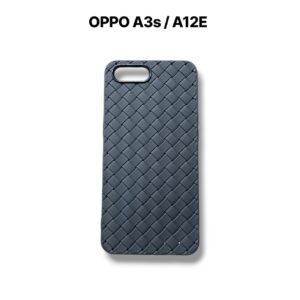 OPPO A3s / A12E Woven Matte Case - OPPO A12E / A3s, Black Woven