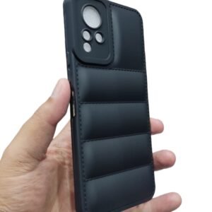 Infinix Note 12 / Note 11 Puffer Case - Infinix Note 11 / Note 12, Black Down
