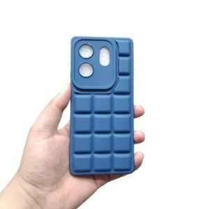 Infinix Zero 30 4G Puffer Case - Infinix Zero 30 4G, Blue