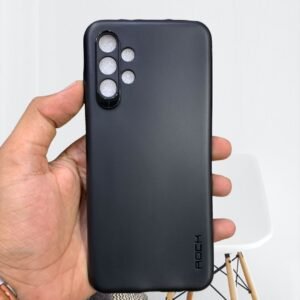 Samsung Galaxy A23 4G Air Baig Four Side Diamond Cut Clear Shockproof Case - Samsung A23, Black