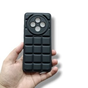 OPPO Reno 12F Puffer Case - OPPO Reno 12F, Black Box