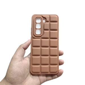 Infinix Hot 50 Pro Plus Puffer Case - Hot 50 Pro Plus, Brown