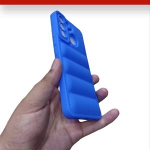 Tecno POP 5 LTE ( POP 5 lite ) Soft Matt Matte Case - Tecno POP 5 LTE, Blue Puffer